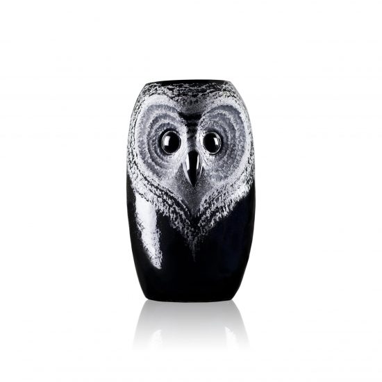 Owl Black Vase (Large)